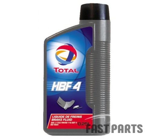 Тормозная жидкость TOTAL HBF 4 0,25L